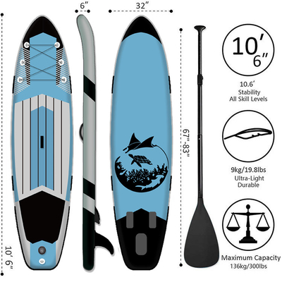 Customize Sup Water Inflatable Surfing Board With Paddle